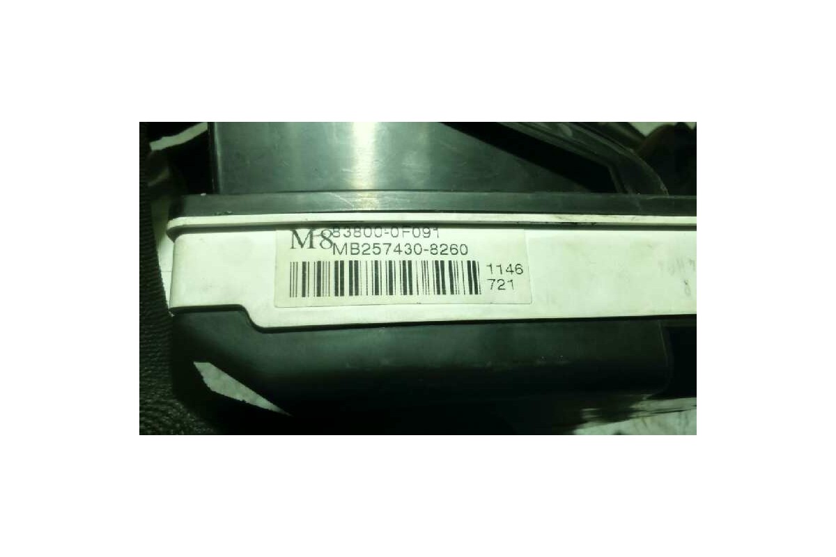 Recambio de cuadro instrumentos para toyota corolla verso (r1) 2.2 turbodiesel cat referencia OEM IAM 838000F091  