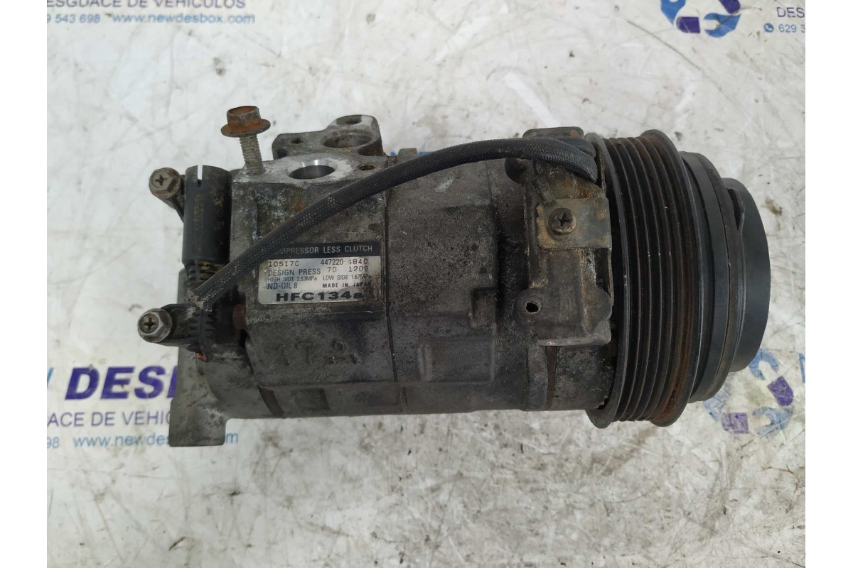 Recambio de compresor aire acondicionado para chrysler jeep gr.cherokee (wj/wg) 2.7 crd cat referencia OEM IAM 4472204840  