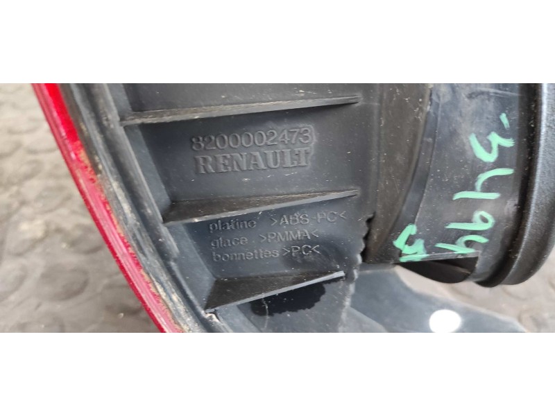 Recambio de piloto trasero izquierdo para renault laguna ii (bg0) 1.9 dci diesel cat referencia OEM IAM 8200002473  