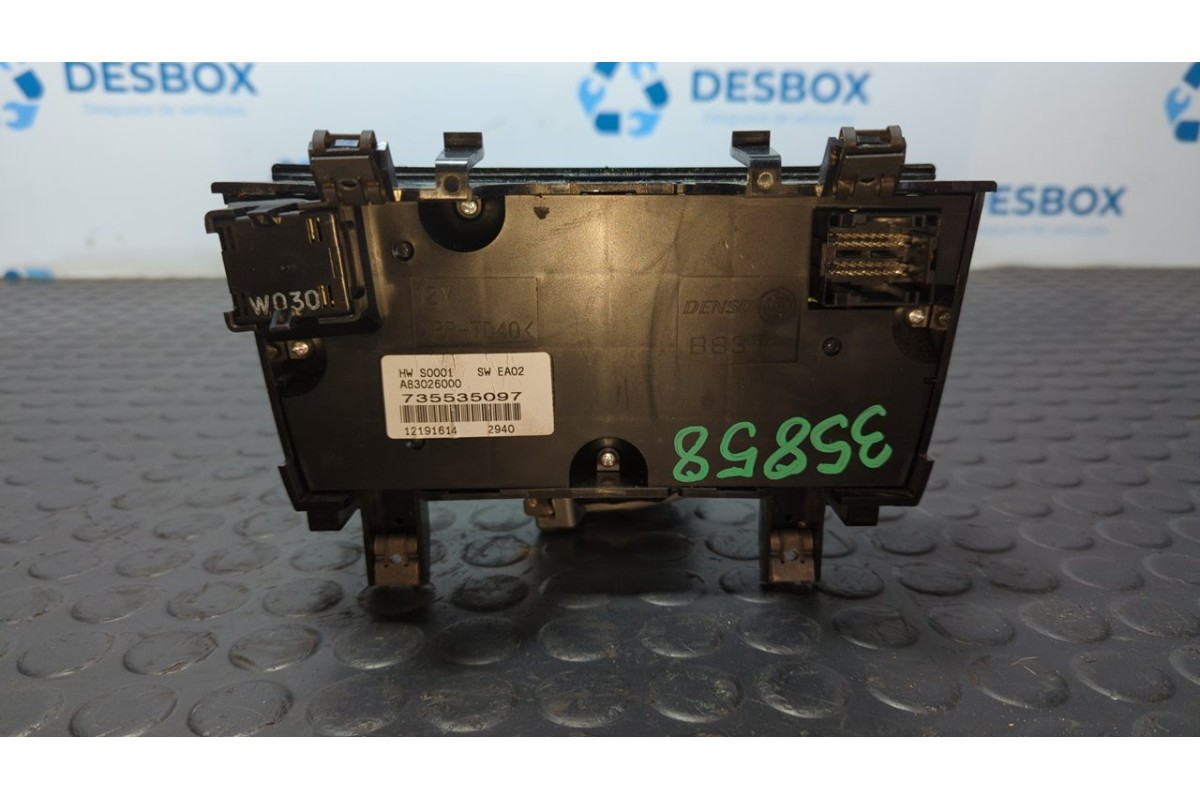 Recambio de mando climatizador para fiat ducato chasis cabina 33 (290) l1 kipper rs: 3000 mm 140 referencia OEM IAM 735535097  