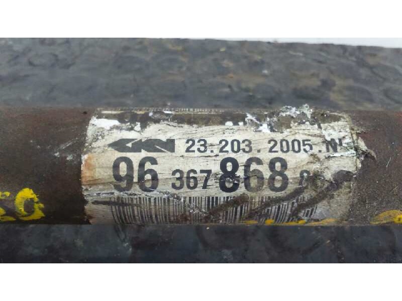 Recambio de transmision delantera derecha para citroen c4 berlina 1.6 16v cat (nfu / tu5jp4) referencia OEM IAM 9636786880  