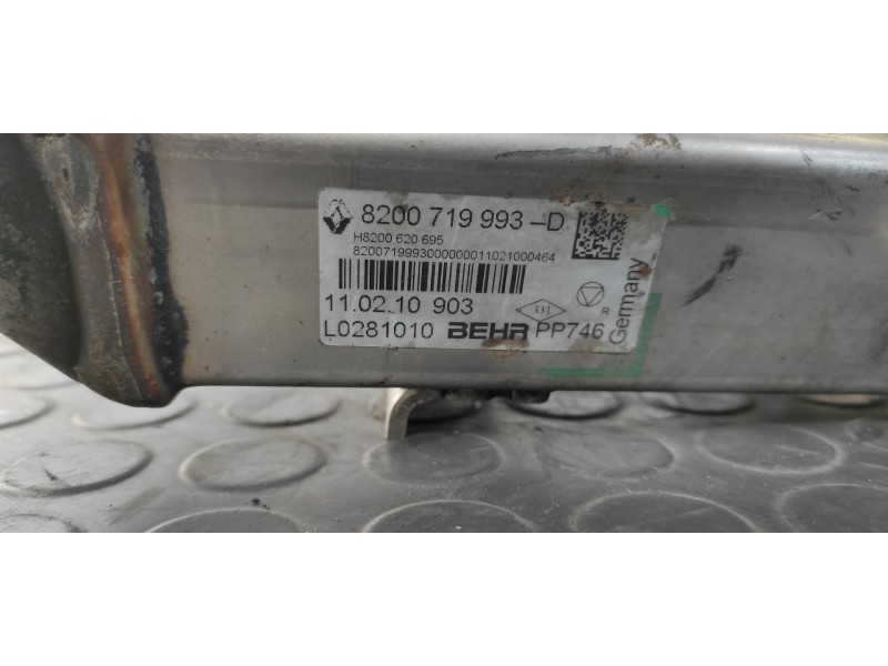 Recambio de enfriador egr para opel movano b kasten/combi hka l2h2 3,3t doka referencia OEM IAM 8200719993D  
