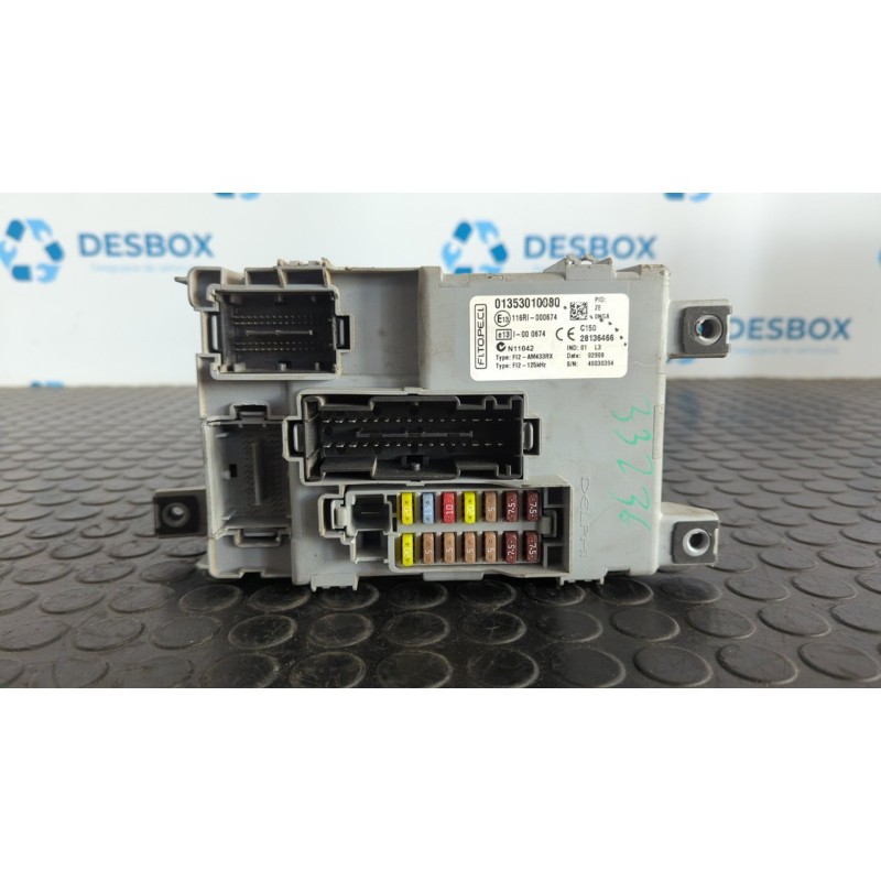 Recambio de caja reles / fusibles para fiat fiorino 1.3 16v m-jet cat referencia OEM IAM 01353010080  