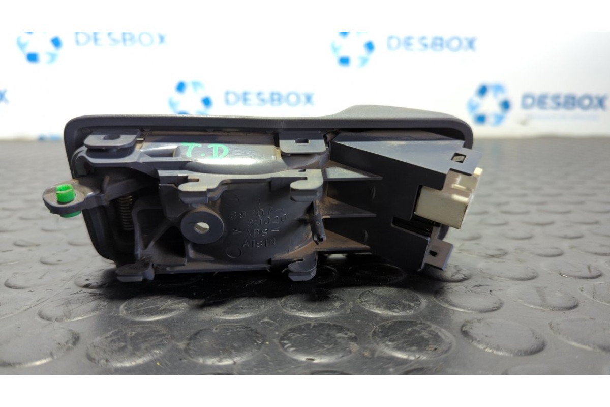 Recambio de maneta interior trasera derecha para toyota land cruiser (j9) td vx (5-ptas.) (kzj95) referencia OEM IAM 6920760020 