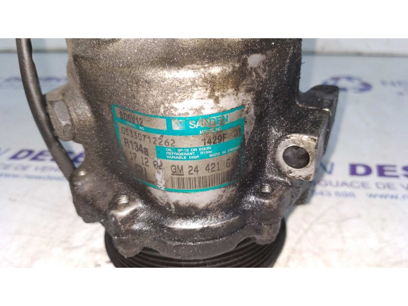 Recambio de compresor aire acondicionado para opel combo (corsa c) tour referencia OEM IAM 2442164  